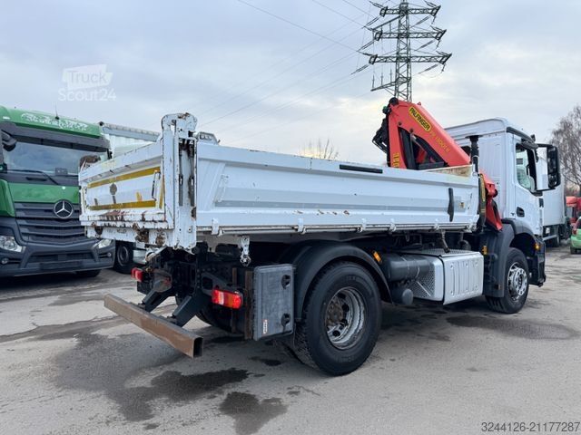 Autocarro ribaltabile MERCEDES-BENZ Arocs 1835K/Meiller/PalfingerKran13001K/Funk/E6