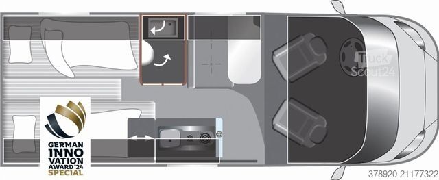 Camping-car LMC Innovan Ford 592 Sondermodell März 26 Verfügbar