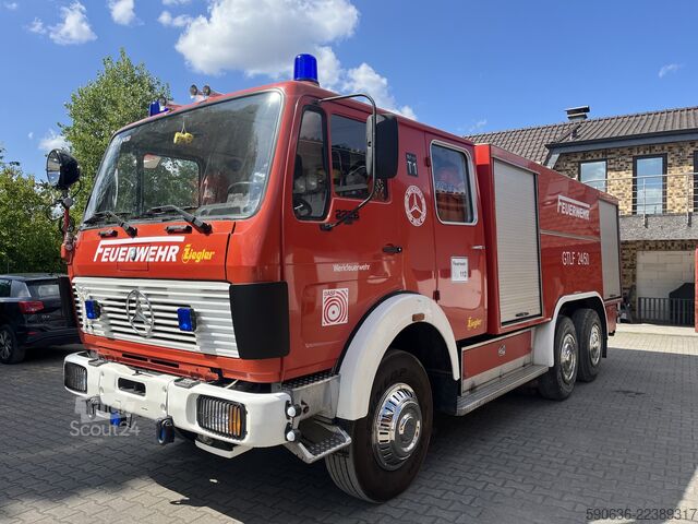 Camion de pompiers Mercedes-Benz 2219 / 6x4, 3-Achsen, GTLF 24/50, Feuerw