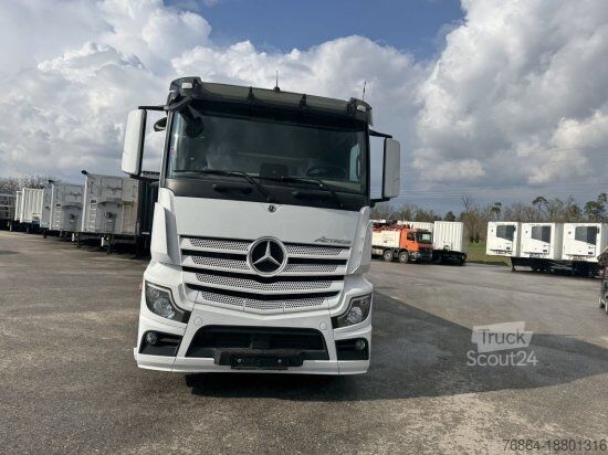 LKW mit Pritsche (offen) MERCEDES-BENZ ACTROS 2653, RETARDER, PRITSCHE, HIAB HIPRO 232 ES5