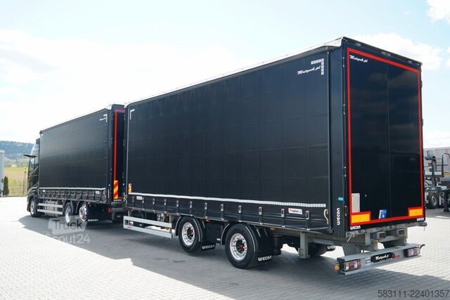 Ciężarówka jumbo VOLVO FH 500 / ZESTAW TANDEM / 120 M3 / PRZEJAZDOWY /