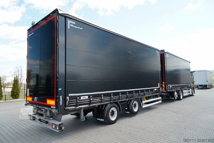 Ciężarówka jumbo VOLVO FH 500 / ZESTAW TANDEM / 120 M3 / PRZEJAZDOWY /