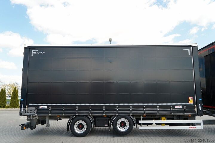 Ciężarówka jumbo VOLVO FH 500 / ZESTAW TANDEM / 120 M3 / PRZEJAZDOWY /