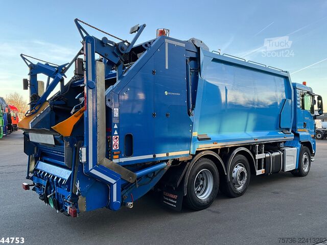 Véhicule de collecte des déchets MAN TGS 26.320 Euro 6 Geesink 20m³ + Welvaarts weig...