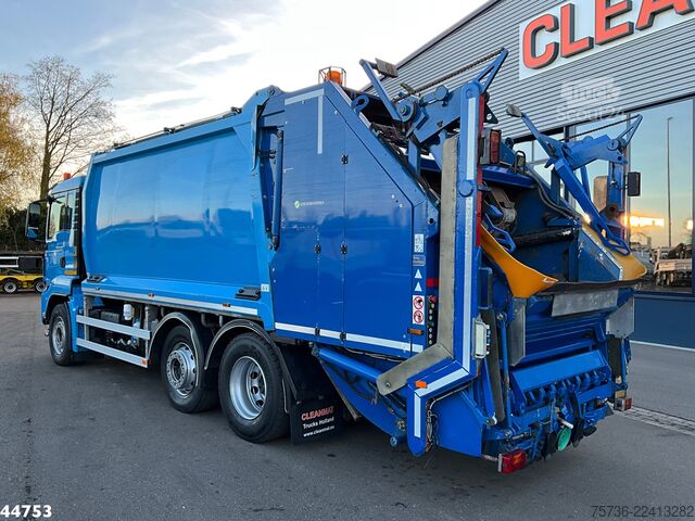 Véhicule de collecte des déchets MAN TGS 26.320 Euro 6 Geesink 20m³ + Welvaarts weig...