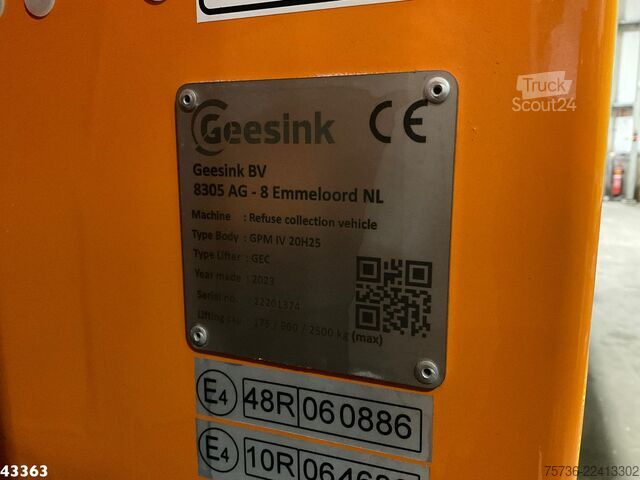 Vuilniswagen DAF FAG XD 340 Geesink GPM IV 20m³ GEC