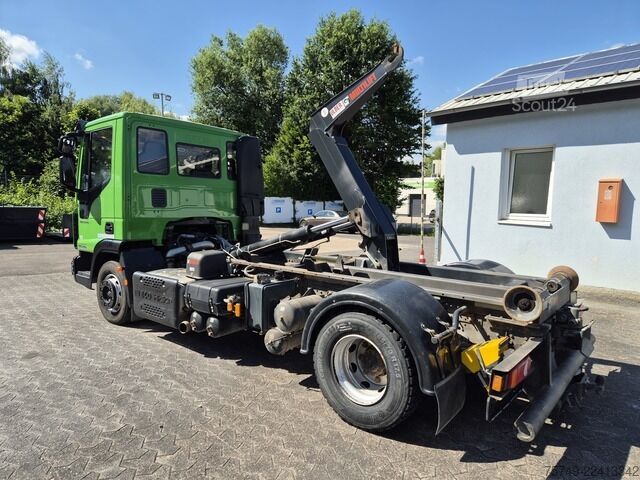 Крюковой мусоровоз iveco EuroCargo 120-220L Abrollkipper HIAB Multilift