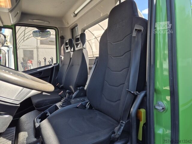 Крюковой мусоровоз iveco EuroCargo 120-220L Abrollkipper HIAB Multilift