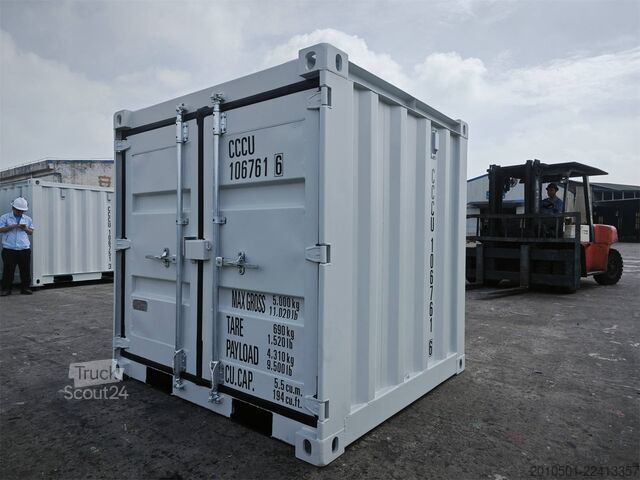  6/8/10 Fuß Seecontainer / Lagercontainer Anthrazit oder Lichtgrau / one Way
