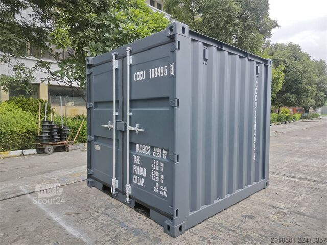  6/8/10 Fuß Seecontainer / Lagercontainer Anthrazit oder Lichtgrau / one Way