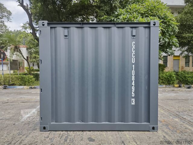  6/8/10 Fuß Seecontainer / Lagercontainer Anthrazit oder Lichtgrau / one Way