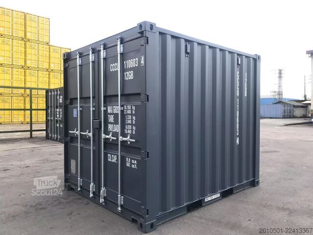  6/8/10 Fuß Seecontainer / Lagercontainer Anthrazit oder Lichtgrau / one Way