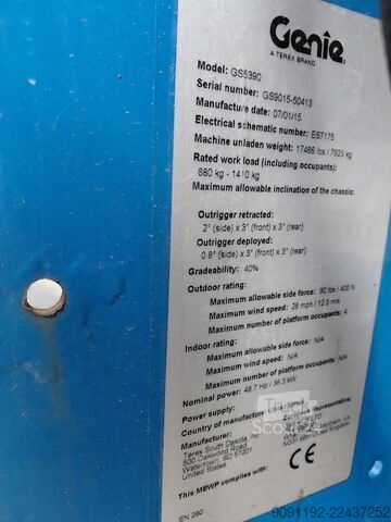 Ψαλίδι ανύψωσης Genie GS-5390 RT