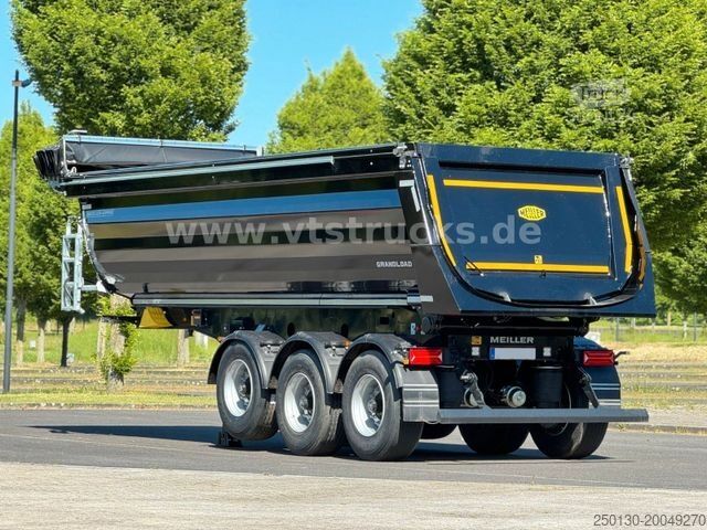 Tiptrailer MEILLER 5 x Vorhanden Stahlmulde elektr. Verdeck