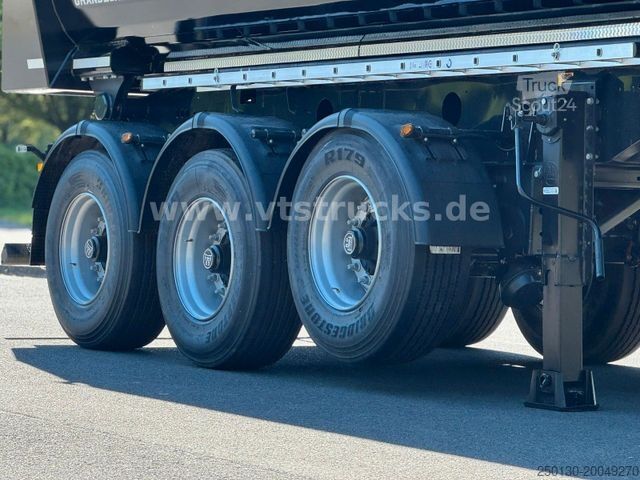 Tiptrailer MEILLER 5 x Vorhanden Stahlmulde elektr. Verdeck