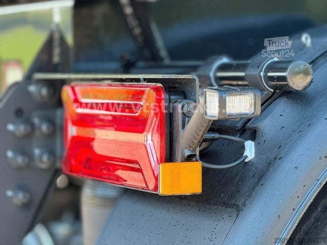 Tiptrailer MEILLER 5 x Vorhanden Stahlmulde elektr. Verdeck