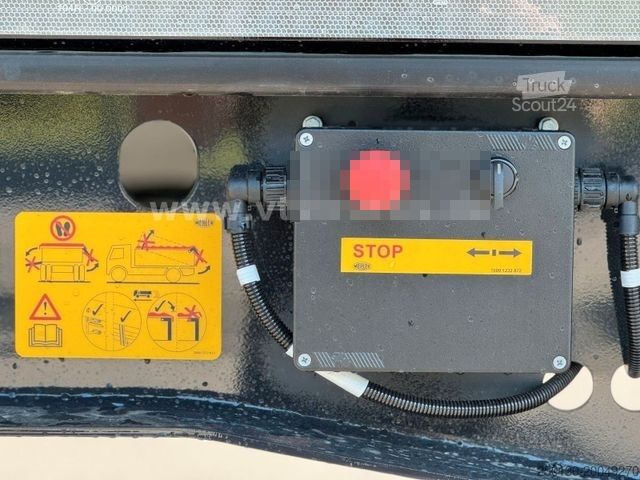 Tiptrailer MEILLER 5 x Vorhanden Stahlmulde elektr. Verdeck