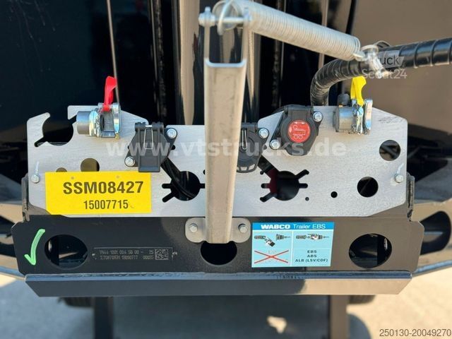 Tiptrailer MEILLER 5 x Vorhanden Stahlmulde elektr. Verdeck