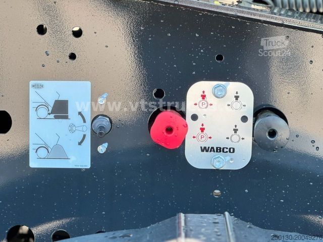 Tiptrailer MEILLER 5 x Vorhanden Stahlmulde elektr. Verdeck