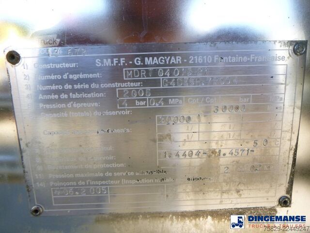 Nádrž Magyar Vacuum tank inox 30 m3 / 1 comp + vac pump