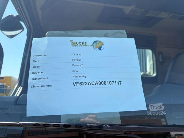 Jeřábové vozidlo Renault Premium + PALFINGER PK 10000.  2 X EXT.  + REMO...