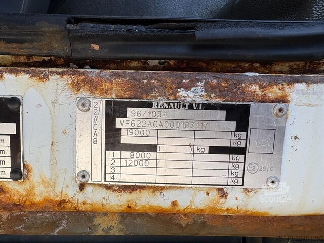 Jeřábové vozidlo Renault Premium + PALFINGER PK 10000.  2 X EXT.  + REMO...