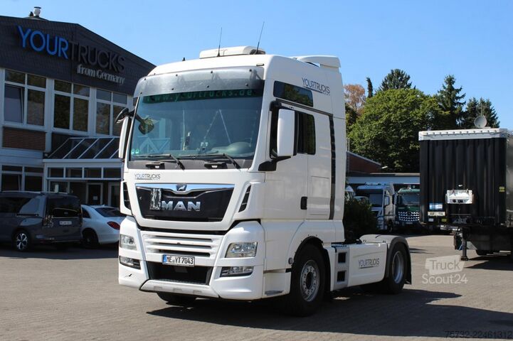 Standartinis vilkikas MAN TGX 18.500 E6 XXL  Retarder Kühlbox Navi 2Tanks