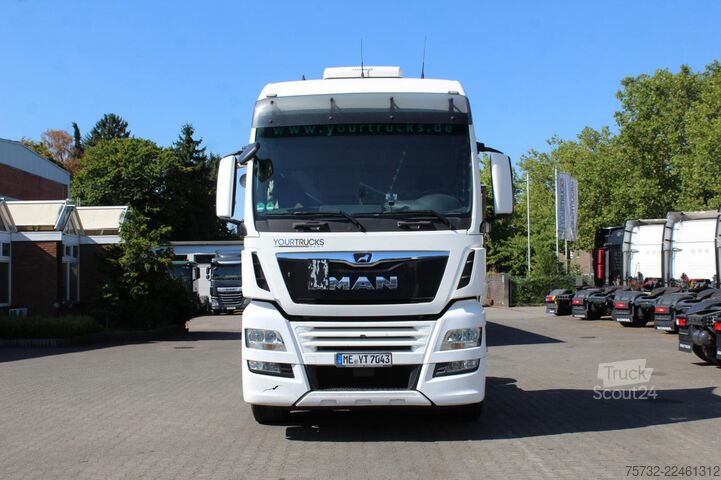 Standartinis vilkikas MAN TGX 18.500 E6 XXL  Retarder Kühlbox Navi 2Tanks