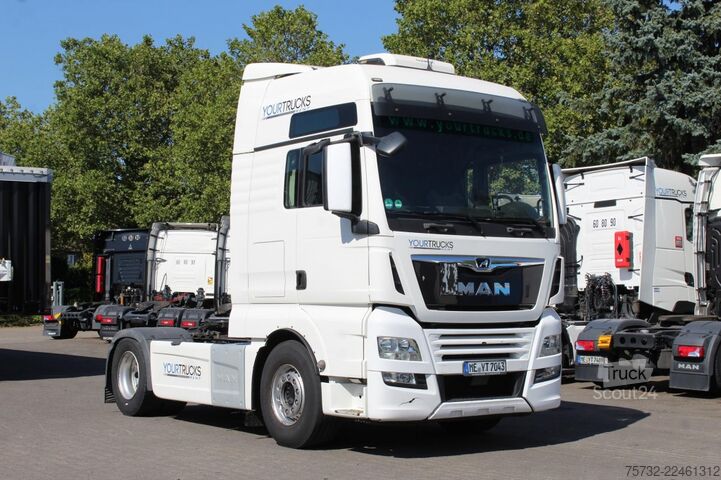 Standartinis vilkikas MAN TGX 18.500 E6 XXL  Retarder Kühlbox Navi 2Tanks