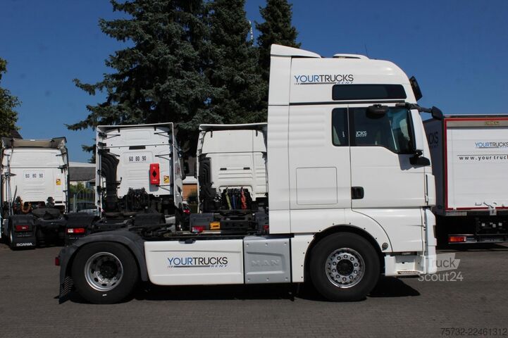 Standartinis vilkikas MAN TGX 18.500 E6 XXL  Retarder Kühlbox Navi 2Tanks
