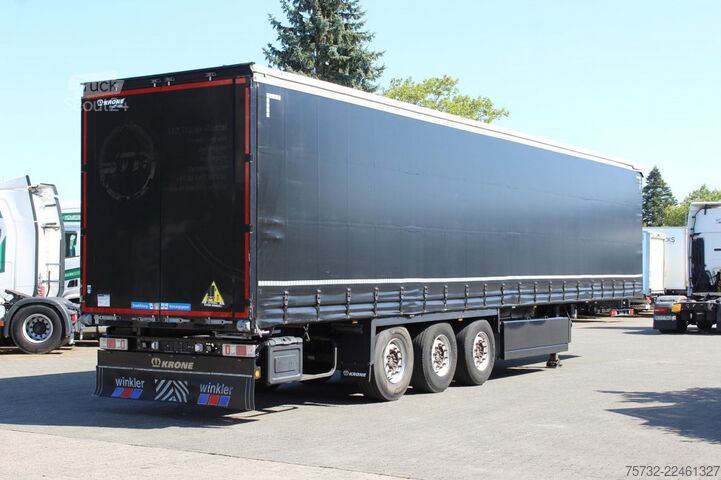 Semirimorchio con telone Krone Plane Edscha Liftachse Pal.-Kasten