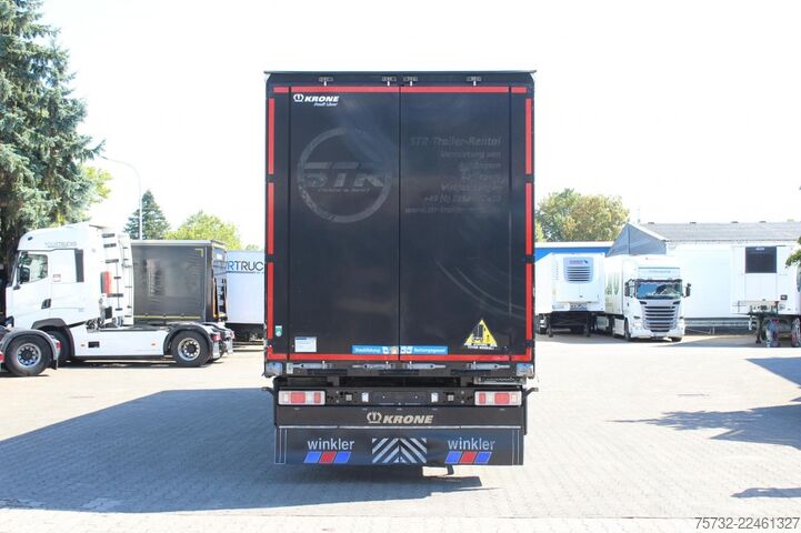 Semirimorchio con telone Krone Plane Edscha Liftachse Pal.-Kasten