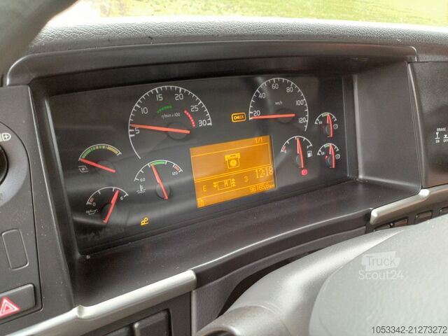 Camión portacontenedores de gancho Volvo FM 9.340 MKG Kran Feuerwehr Firetruck