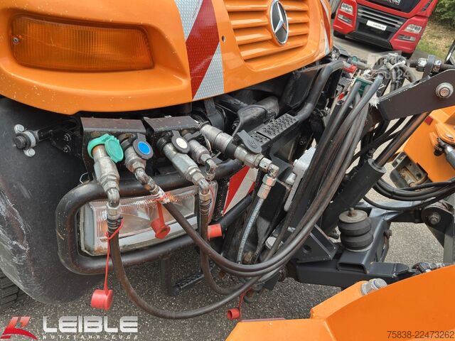 Autre MERCEDES-BENZ Unimog U400 4x4*Jotha CombiCon*Schneepflug*