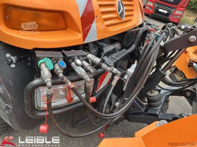 Autre MERCEDES-BENZ Unimog U400 4x4*Jotha CombiCon*Schneepflug*