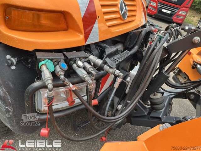 Autre MERCEDES-BENZ Unimog U400 4x4*Jotha CombiCon*Schneepflug*