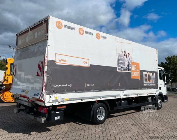 Plattewagen met zeil MAN TGL 12.220 BL/ 7m Pritsche/ LBW 1.5t/ AC/