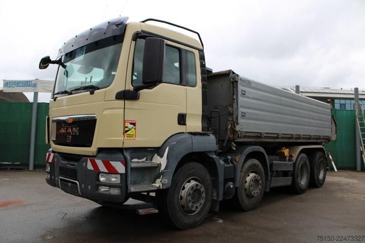 شاحنة قلابة ثلاثية الجوانب MAN TGS 35.400 8x4 - KIPPER / BETONMISCHER Nr.: 954