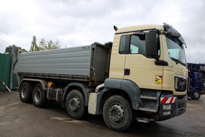 شاحنة قلابة ثلاثية الجوانب MAN TGS 35.400 8x4 - KIPPER / BETONMISCHER Nr.: 954