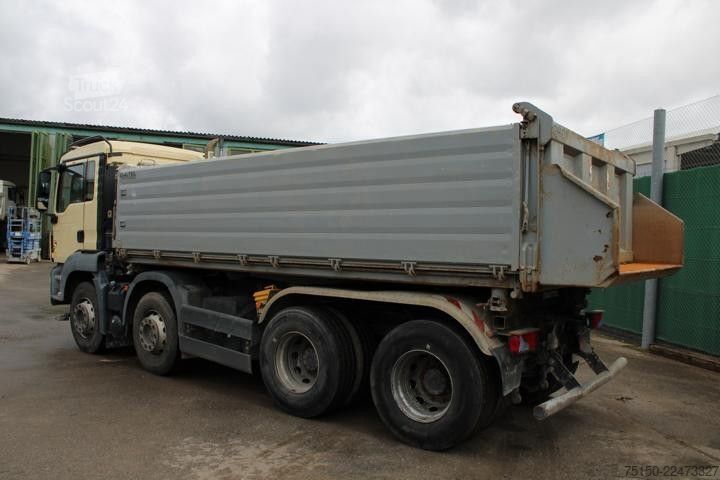 شاحنة قلابة ثلاثية الجوانب MAN TGS 35.400 8x4 - KIPPER / BETONMISCHER Nr.: 954