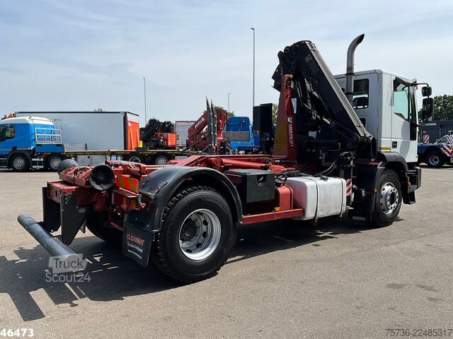 Sistem de braț cu cârlige Iveco Eurotech 190E35 Manual Full Steel Hiab 12 Tonme...