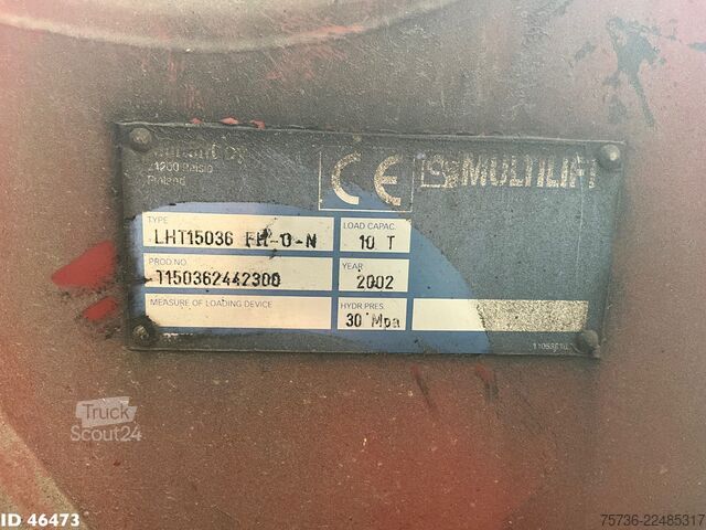 Hakenarmsystem Iveco Eurotech 190E35 Manual Full Steel Hiab 12 Tonme...