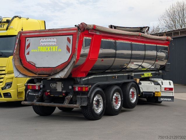 Semi-remorque benne CARNEHL HardoX Stahl 24 cbm, Thermo- Voll- Isolierung