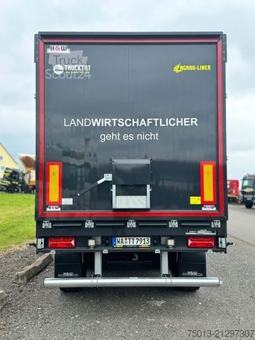 Walking floor semitrailer  H&W AGRAR 70 cbm, Zwangslenkung, MIETEN?