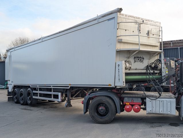 Semirremolque con piso móvil Rollbandwagen mit Walzen und Förderband