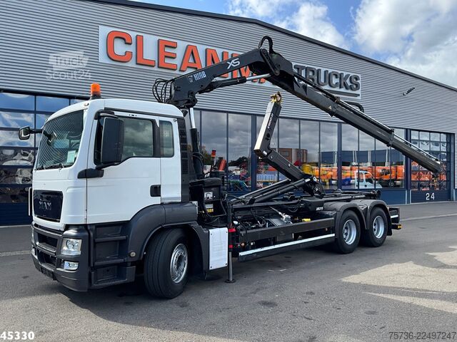  MAN TGS 26.360 6x4 Hiab 12 Tonmeter laadkraan