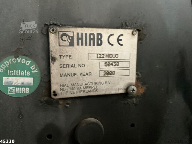 Σύστημα βραχίονα γάντζου MAN TGS 26.360 6x4 Hiab 12 Tonmeter laadkraan
