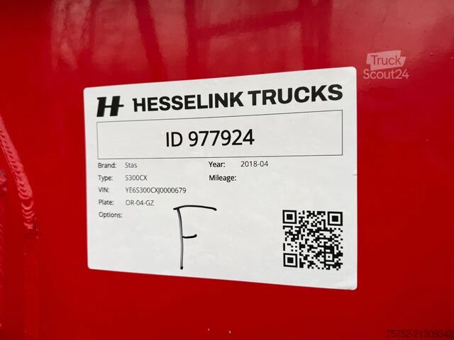 Skraldevogn Stas S300CX 58m3 Stuuras Alcoa Wabco SAF Smartboard ...