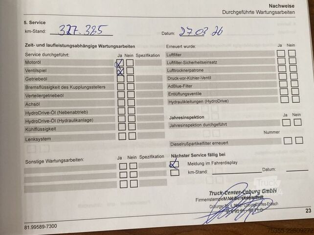 Standard SZM MAN TGX 18.510 Kipphydraulik Klima Retarder ACC LED
