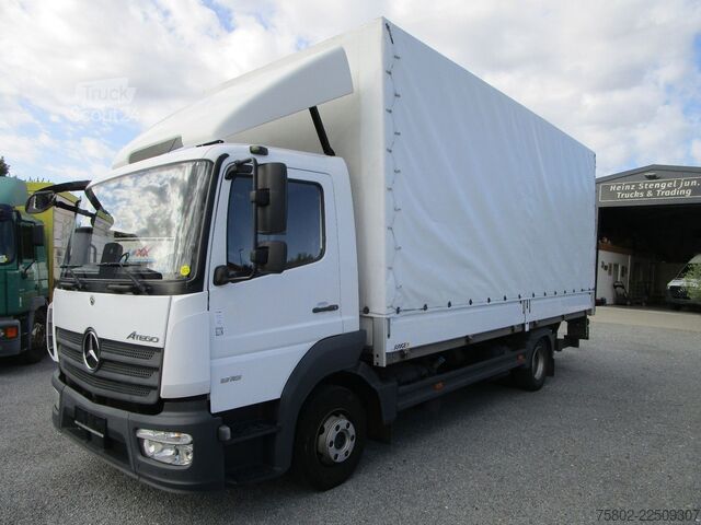 Verhollinen pakettiauto MERCEDES-BENZ Atego 818L *6,10m+LBW+KLIMA+AHK+1-Hand*